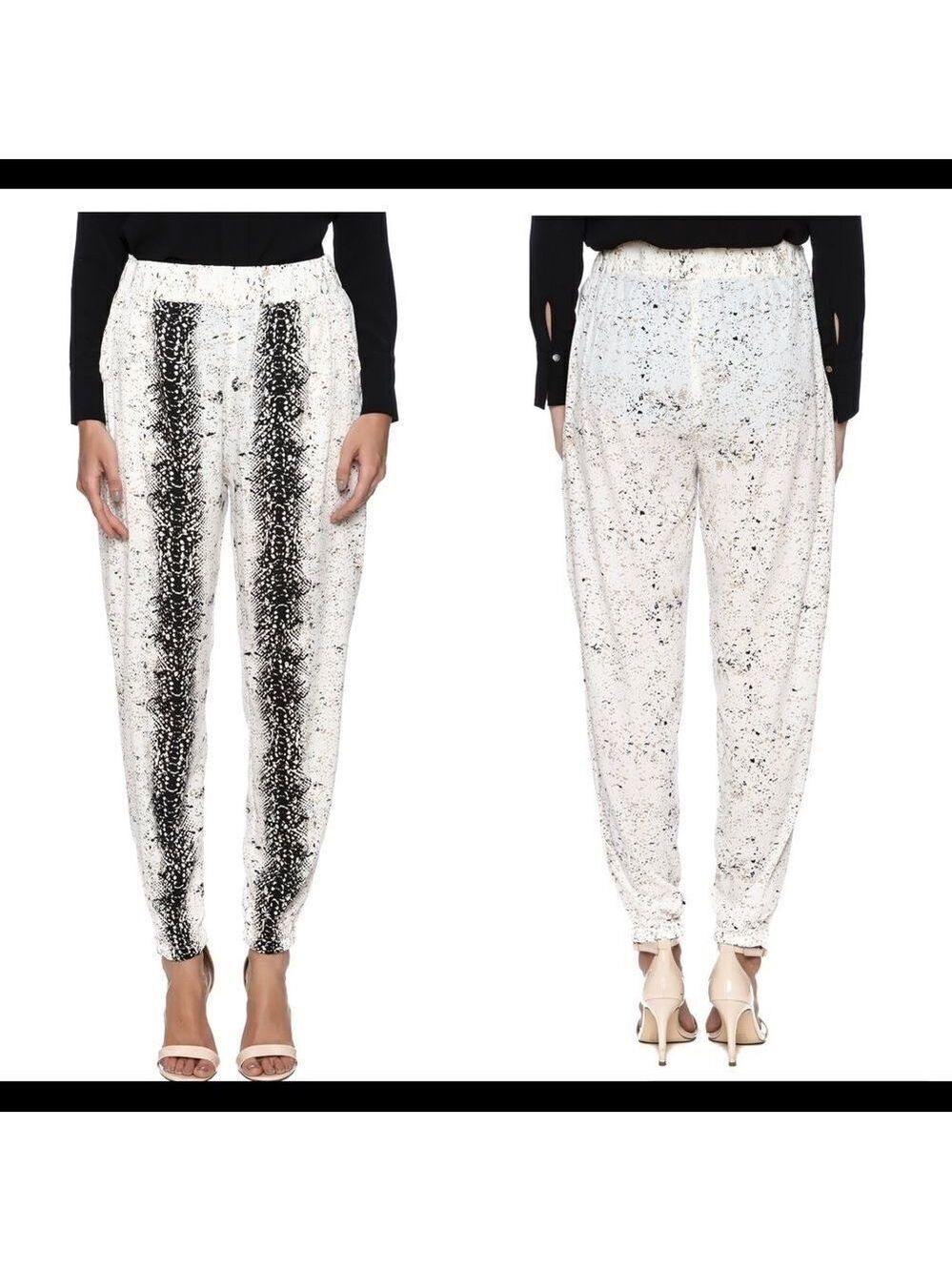 Beautiful stories snake print pants size medium